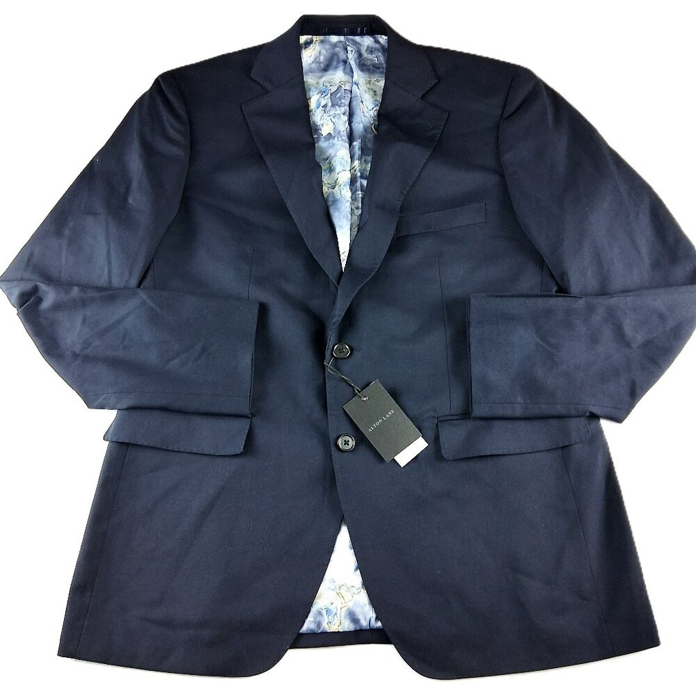 Alton Lane Mercantile Suit Jacket Blazer Men's Size 40R Classic Fit Navy Blue